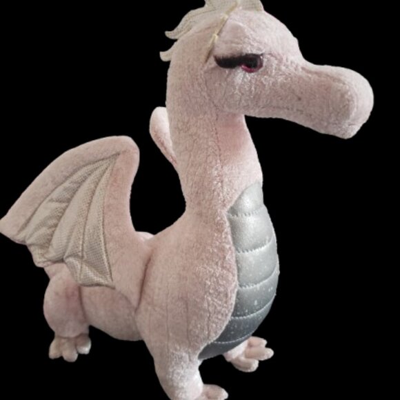 Douglas Toys 18" Shreya the Pink Dragon Stuffed Plush Magical Animal Eyelashes - Picture 2 of 8